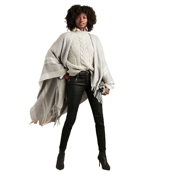 Banana Republic High Rise Skinny Coated Jean~Size 25/0~Black Leather Look L11 15 - Picture 3 of 11